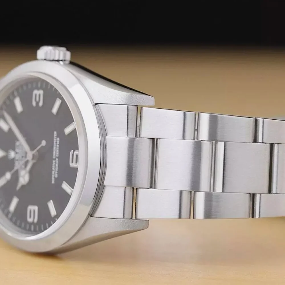 Rolex Men's 36mm Explorer Factory Watch With PAPERS